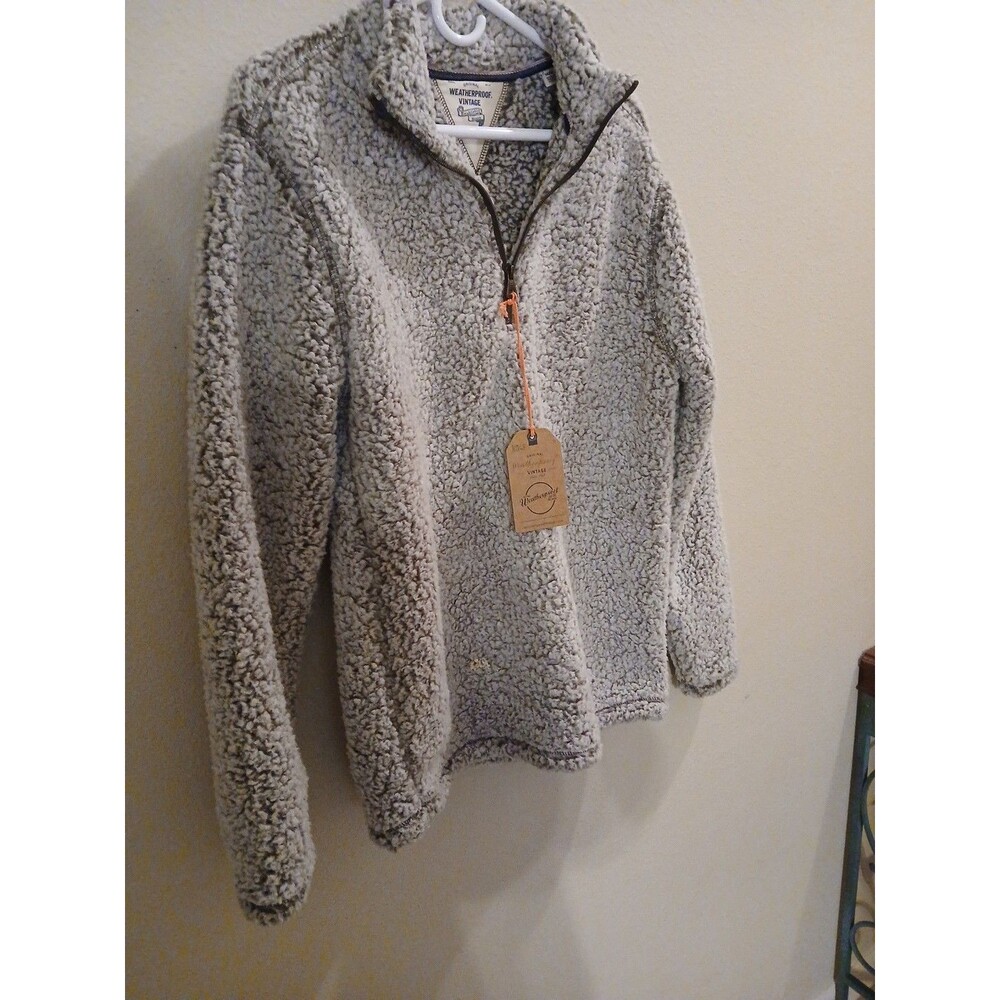 Weatherproof Vintage Sherpa soft pullover, men's size M, NWT, orig MSRP $75.